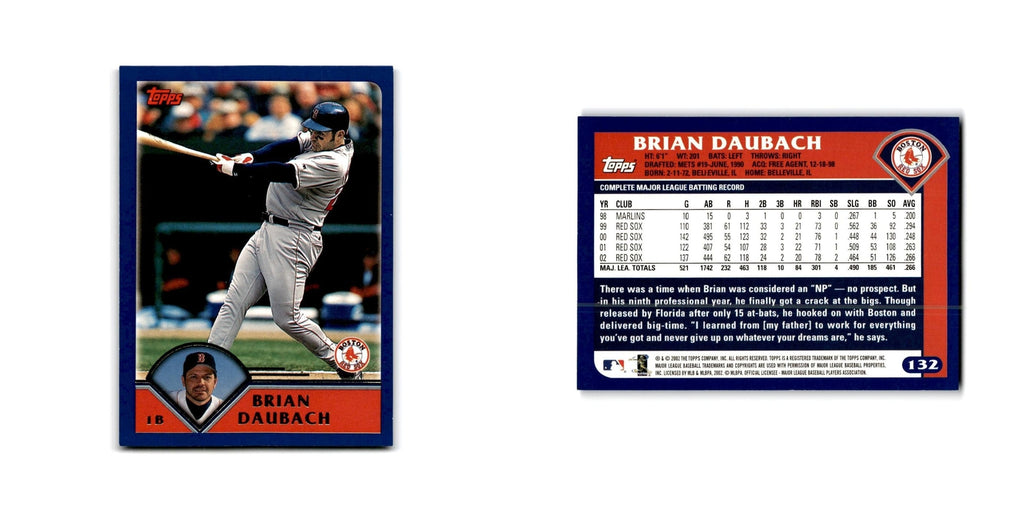 Brian Daubach 2003 Topps #132 Boston Red Sox Baseball Card NM