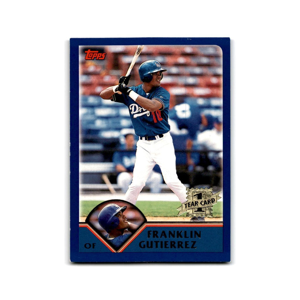 Franklin Gutierrez Rookie 2003 Topps #293 Los Angeles Dodgers Baseball Card NM