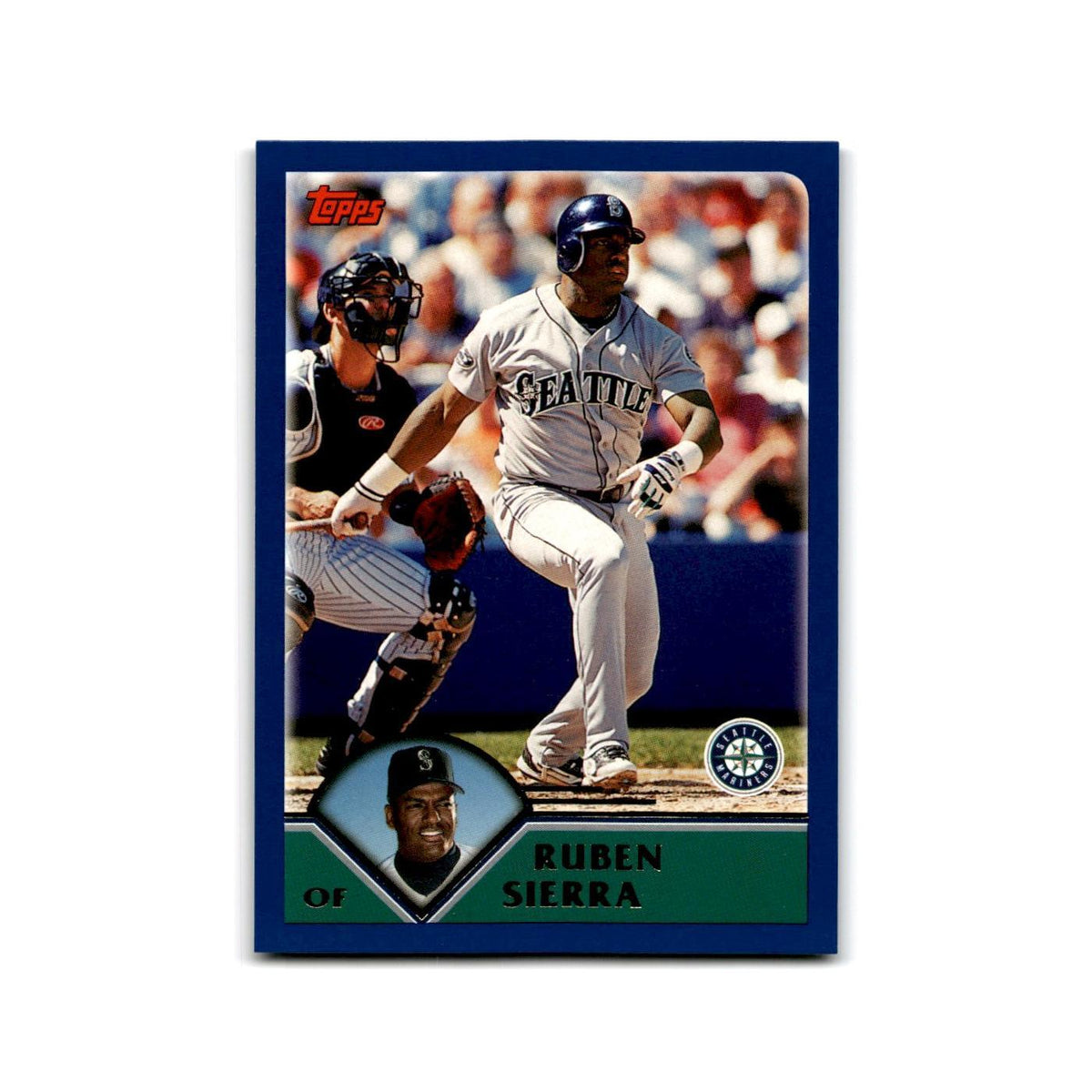 Ruben Sierra 2003 Topps #185 Seattle Mariners Baseball Card NM