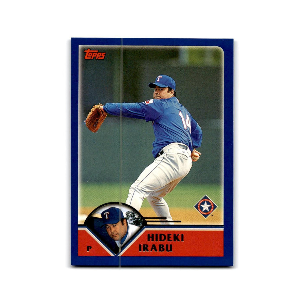Hideki Irabu 2003 Topps #102 Texas Rangers Baseball Card NM