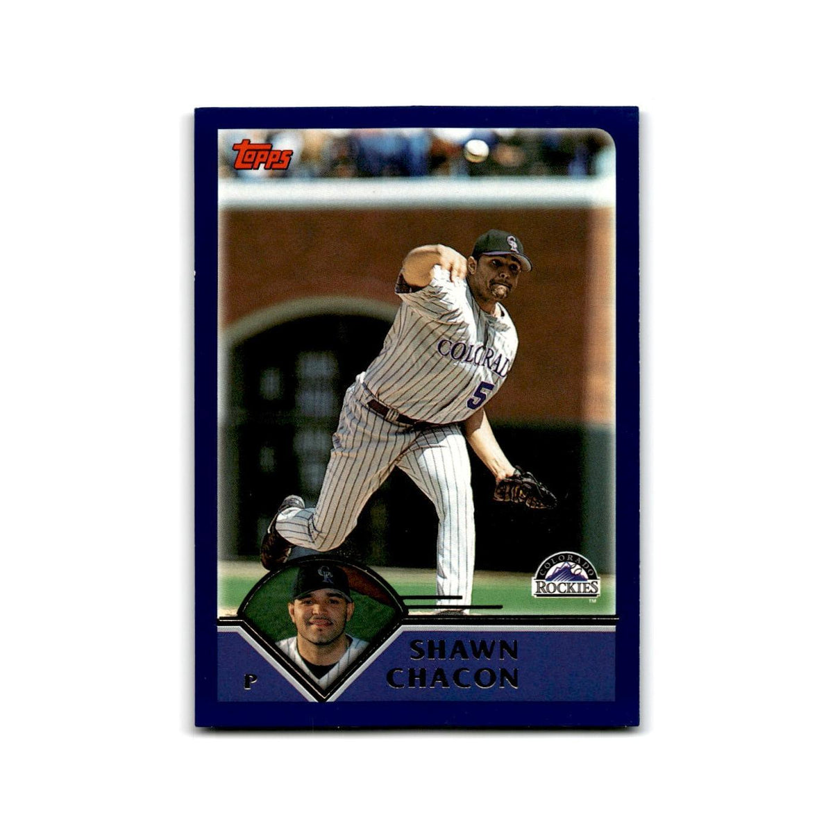 Shawn Chacon 2003 Topps #248 Colorado Rockies Baseball Card NM
