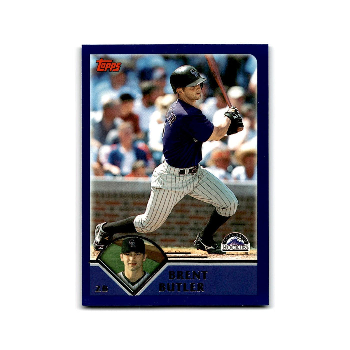 Brent Butler 2003 Topps #231 Colorado Rockies Baseball Card NM