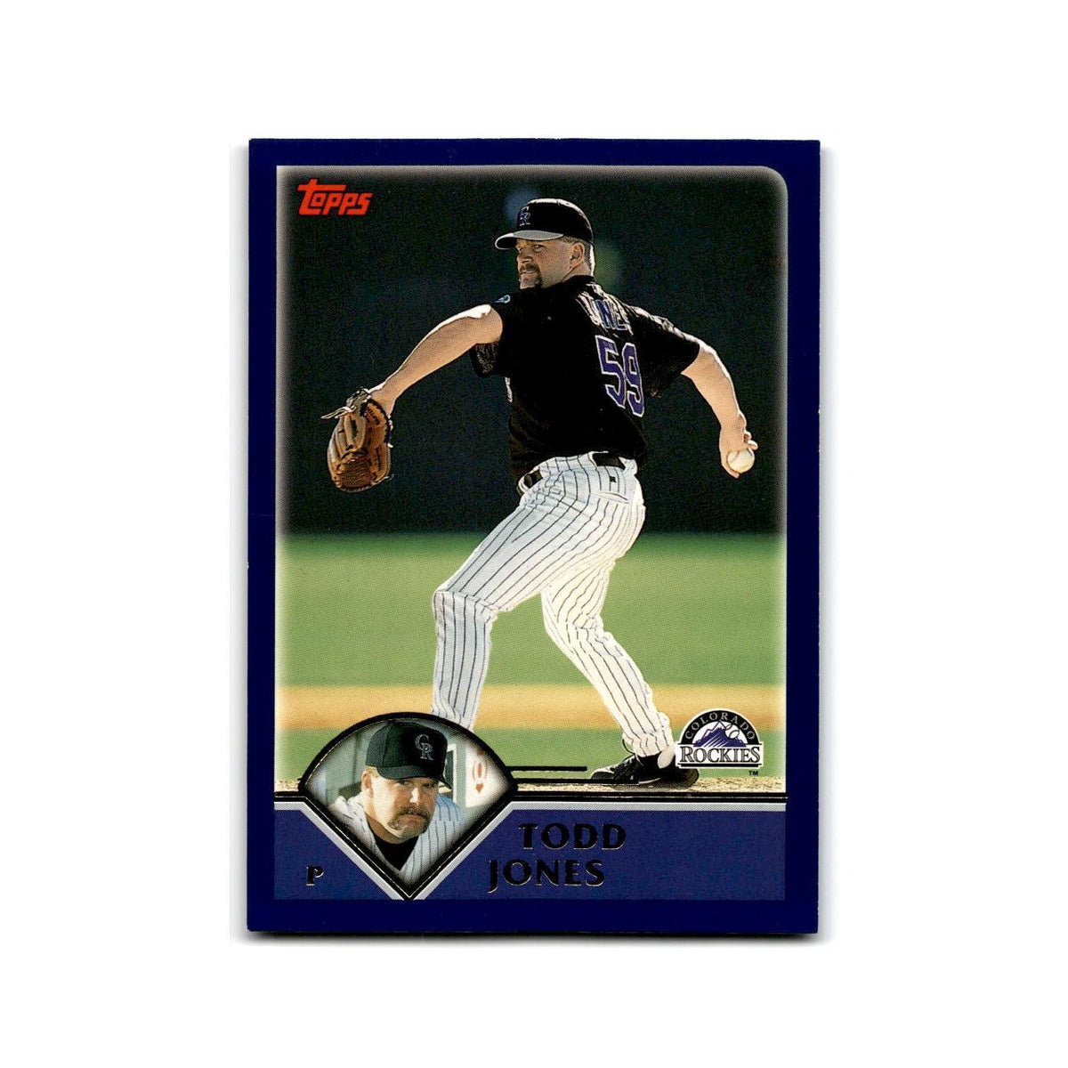 Todd Jones 2003 Topps #213 Colorado Rockies Baseball Card NM