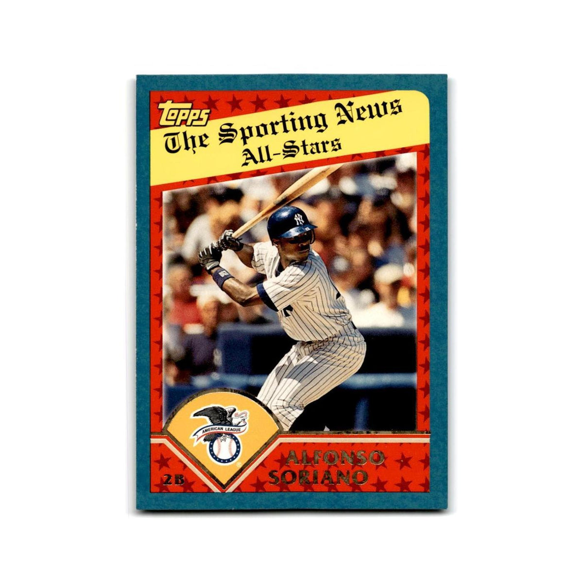 Alfonso Soriano 2003 Topps #357 New York Yankees Baseball Card NM