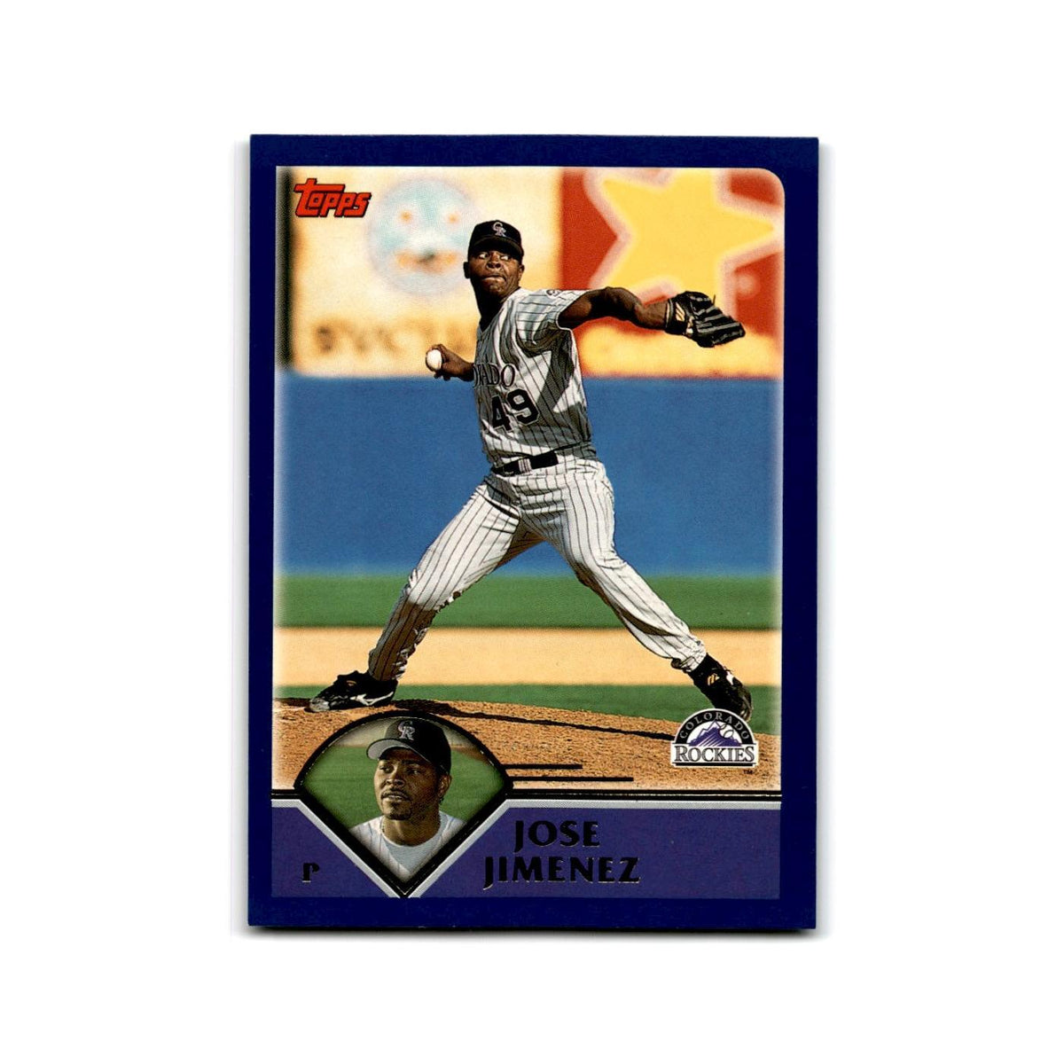 Jose Jimenez 2003 Topps #51 Colorado Rockies Baseball Card NM