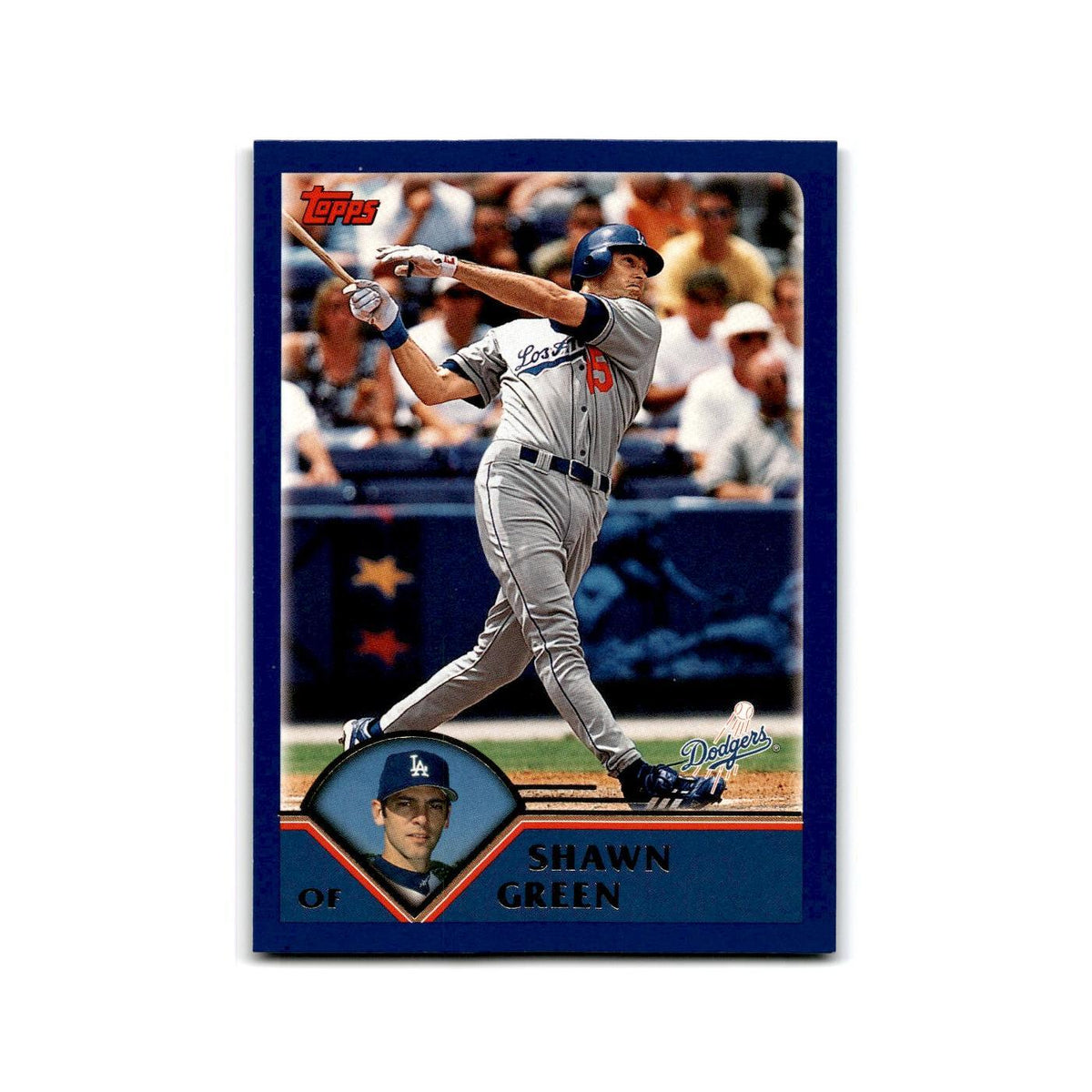 Shawn Green 2003 Topps #110 Los Angeles Dodgers Baseball Card NM