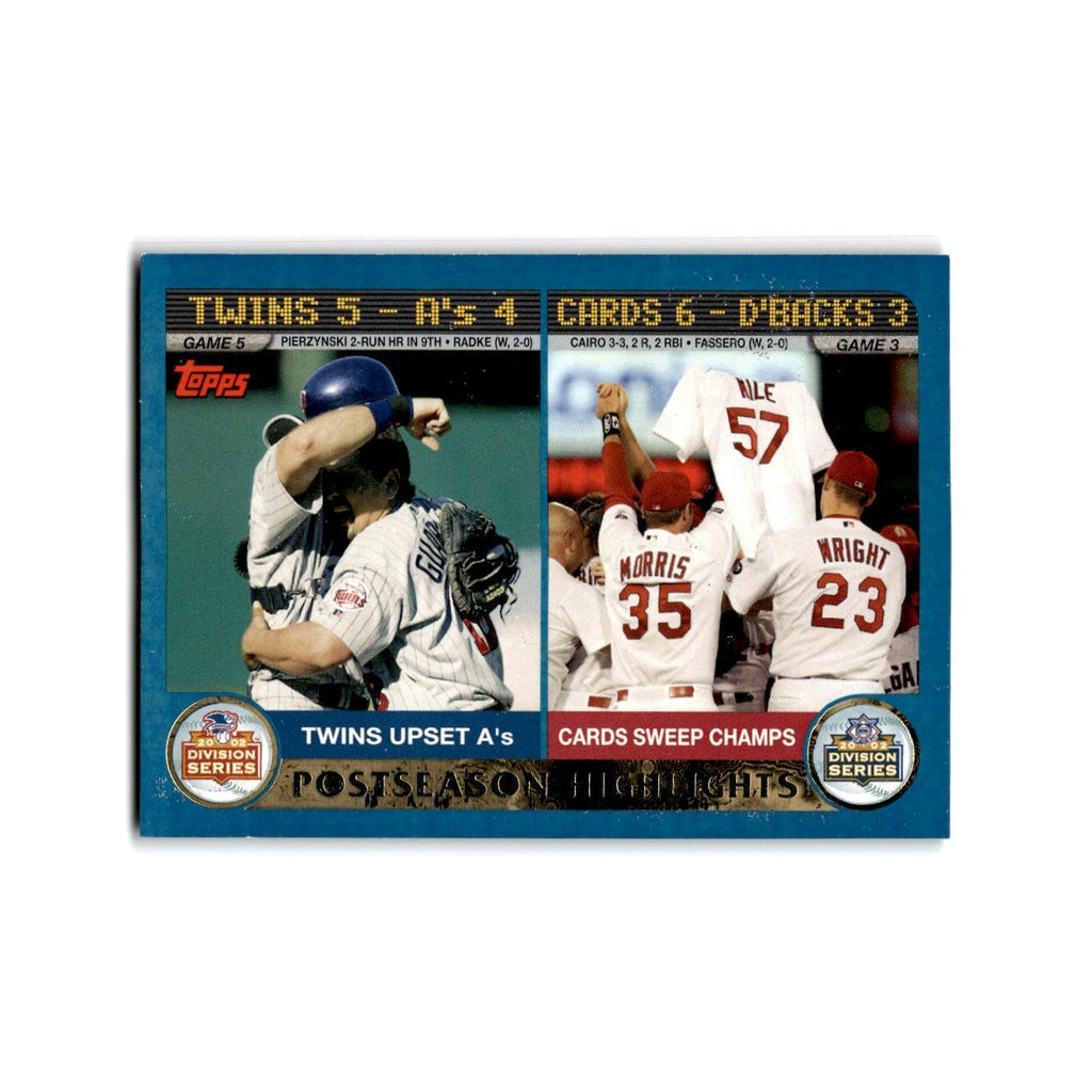 Twins & Cardinals Team Shots 2003 Topps #350 NM