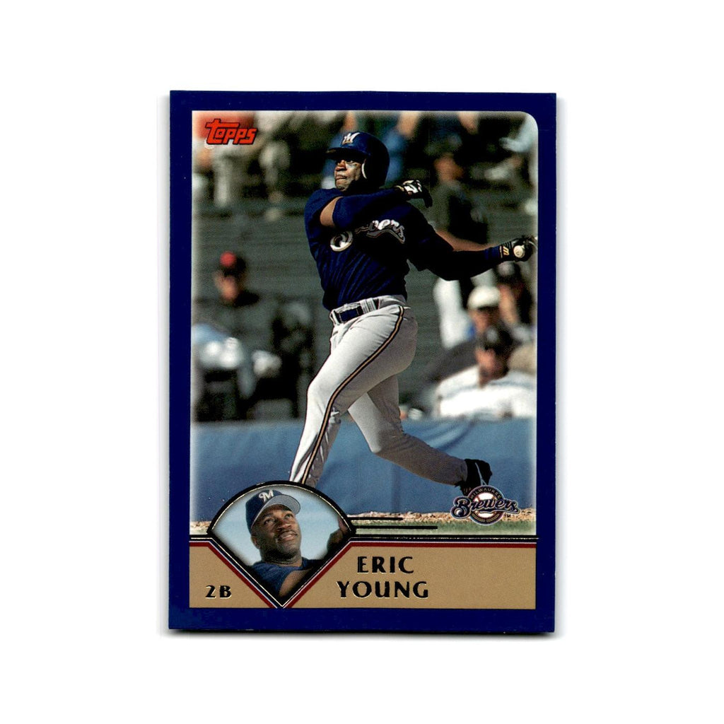 Eric Young 2003 Topps #56 Milwaukee Brewers Baseball Card NM