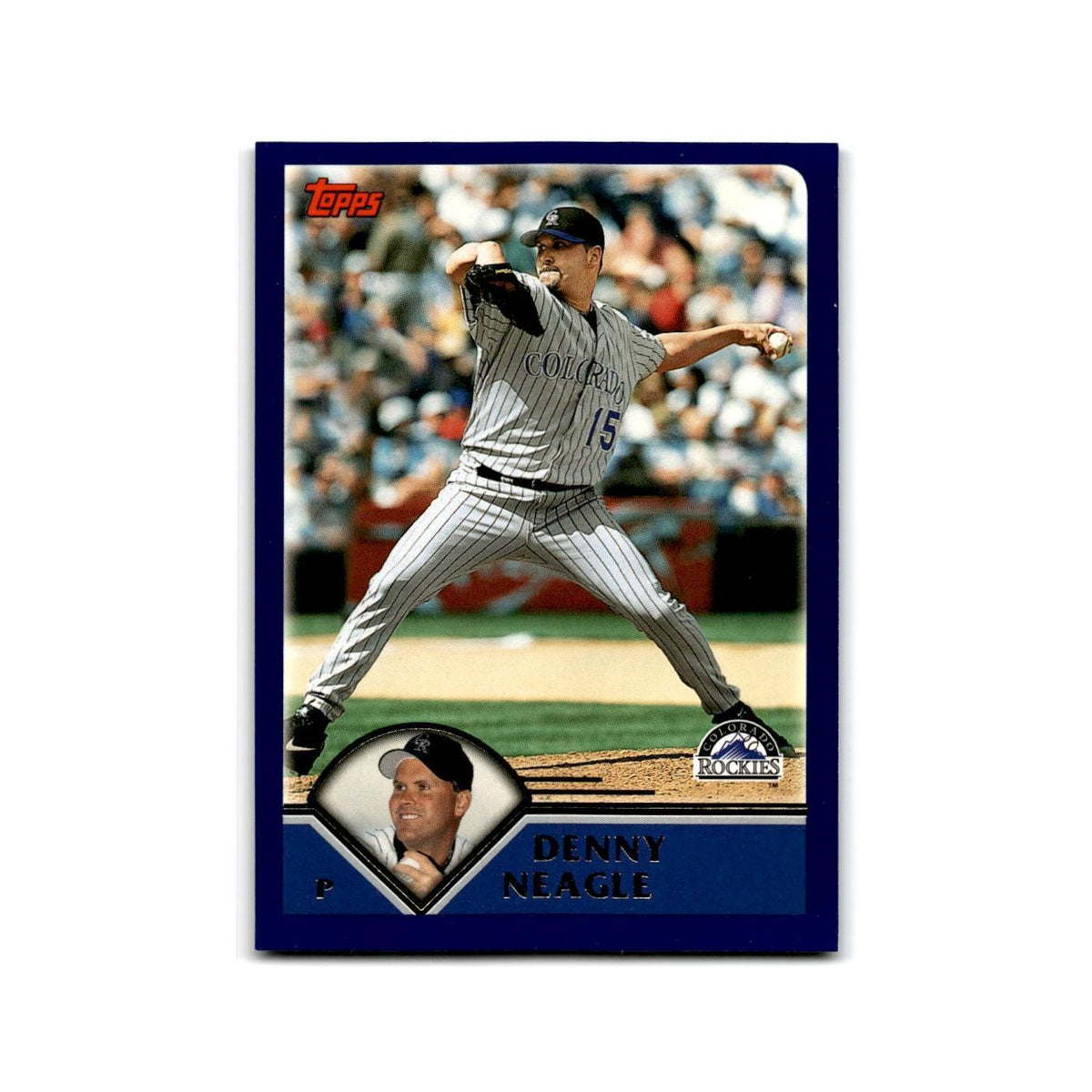 Denny Neagle 2003 Topps #21 Colorado Rockies Baseball Card NM