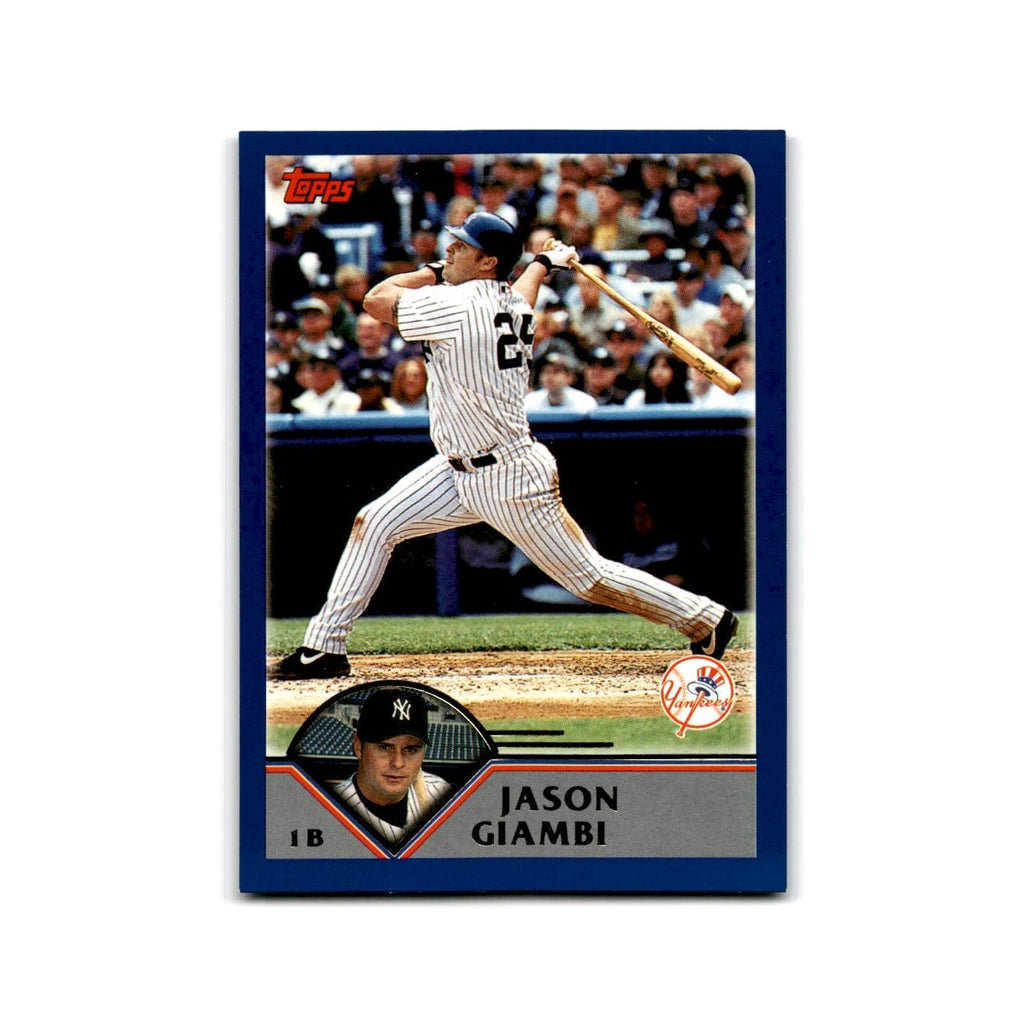 Jason Giambi 2003 Topps #30 New York Yankees Baseball Card NM