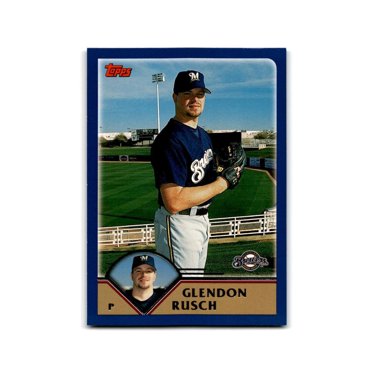 Glendon Rusch 2003 Topps #254 Milwaukee Brewers Baseball Card NM