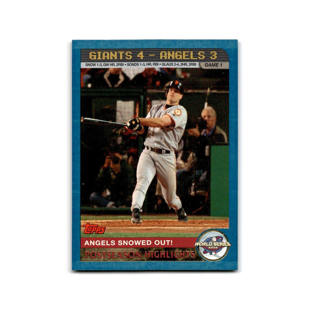 J.T. Snow 2003 Topps #354 San Francisco Giants Baseball Card NM