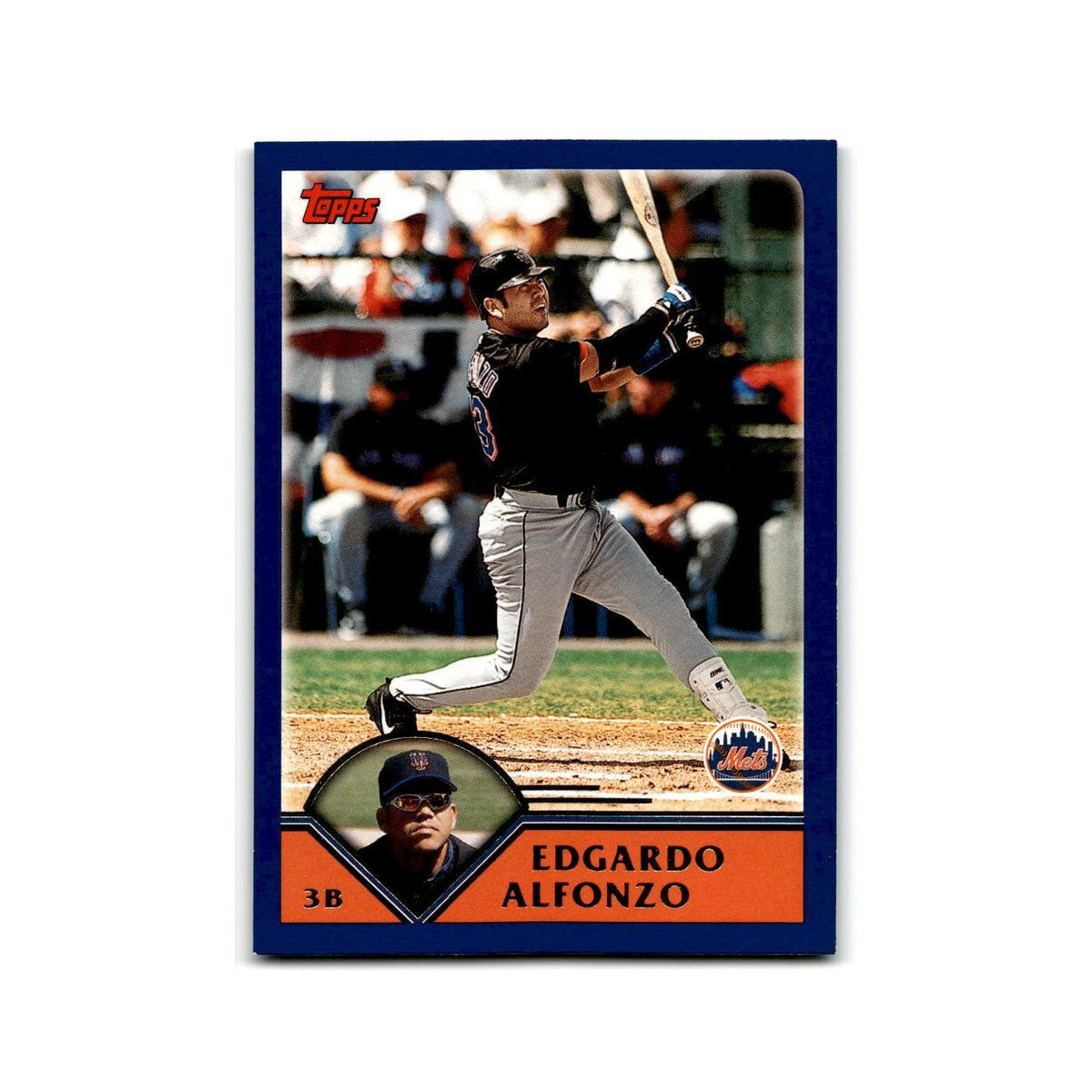Edgardo Alfonzo 2003 Topps #28 New York Mets Baseball Card NM