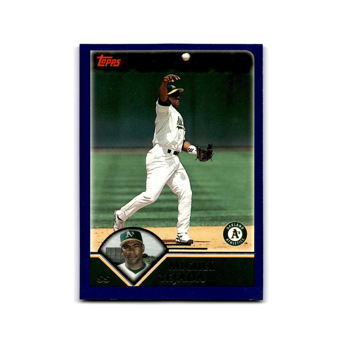 Oakland Athletics 2003 Topps #350 Oakland Athletics Baseball Card NM