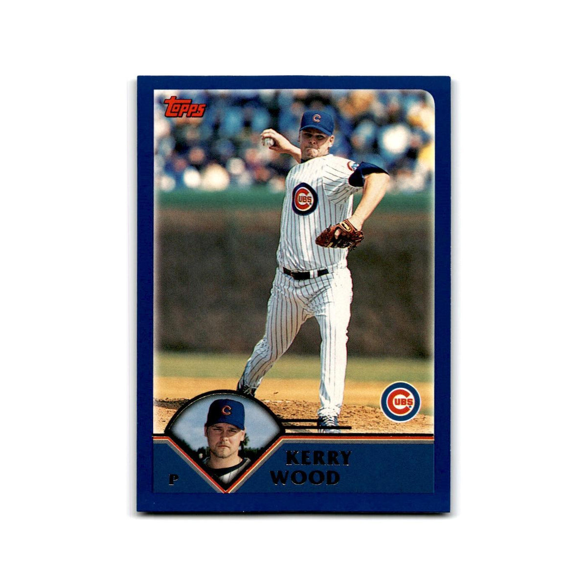 Kerry Wood 2003 Topps #16 Chicago Cubs Baseball Card NM
