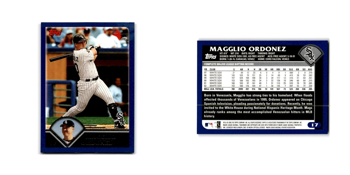Magglio Ordonez 2003 Topps #17 Chicago White Sox Baseball Card NM