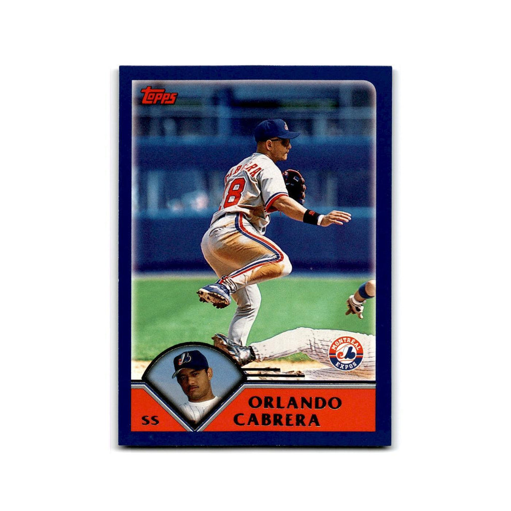 Orlando Cabrera 2003 Topps #91 Montreal Expos Baseball Card NM