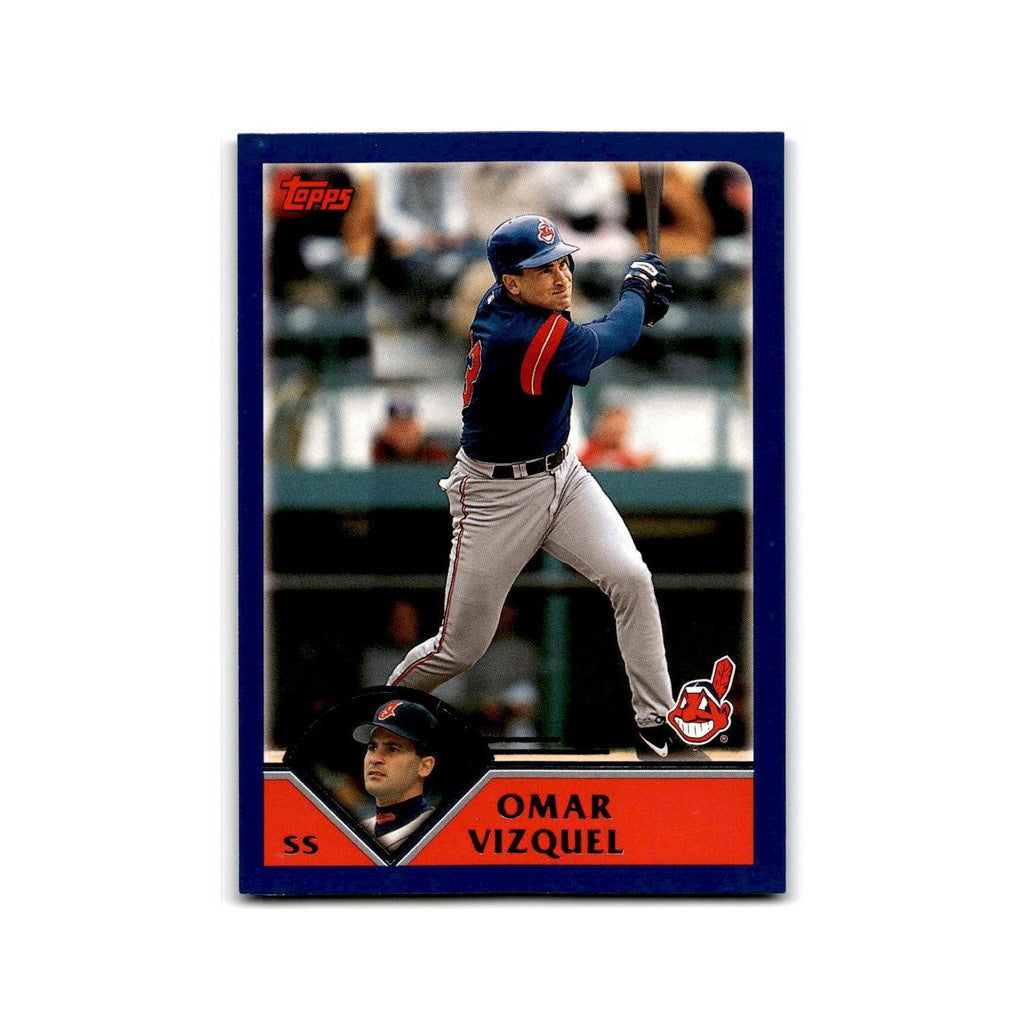Omar Vizquel 2003 Topps #98 Cleveland Indians Baseball Card NM