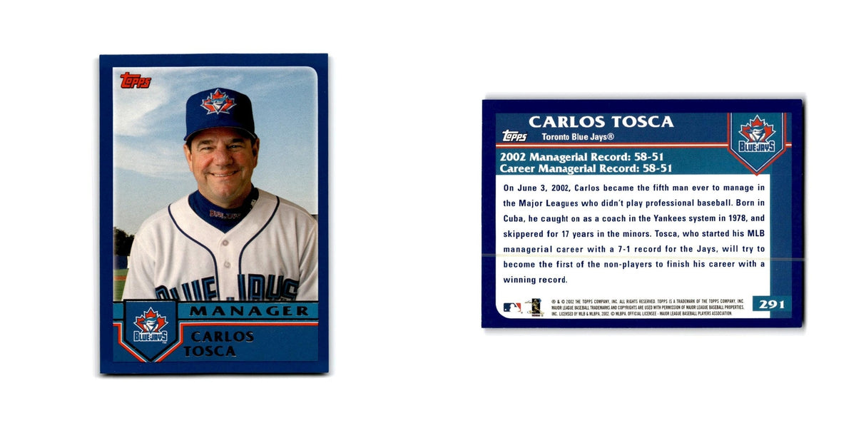 Carlos Tosca 2003 Topps #291 Toronto Blue Jays Baseball Card NM