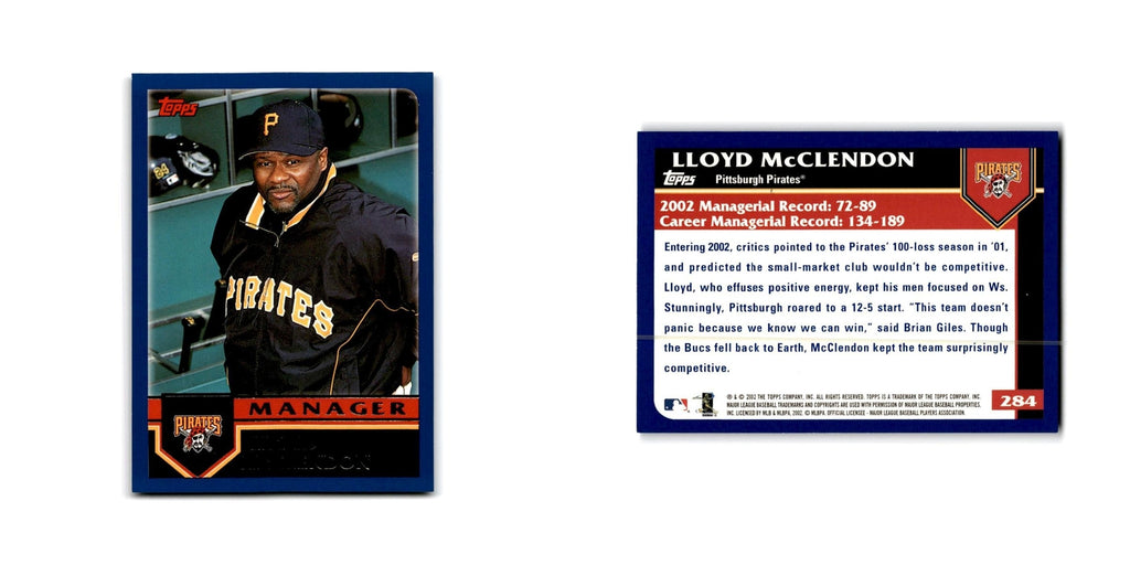 Lloyd Mcclendon 2003 Topps #284 Pittsburgh Pirates Baseball Card NM