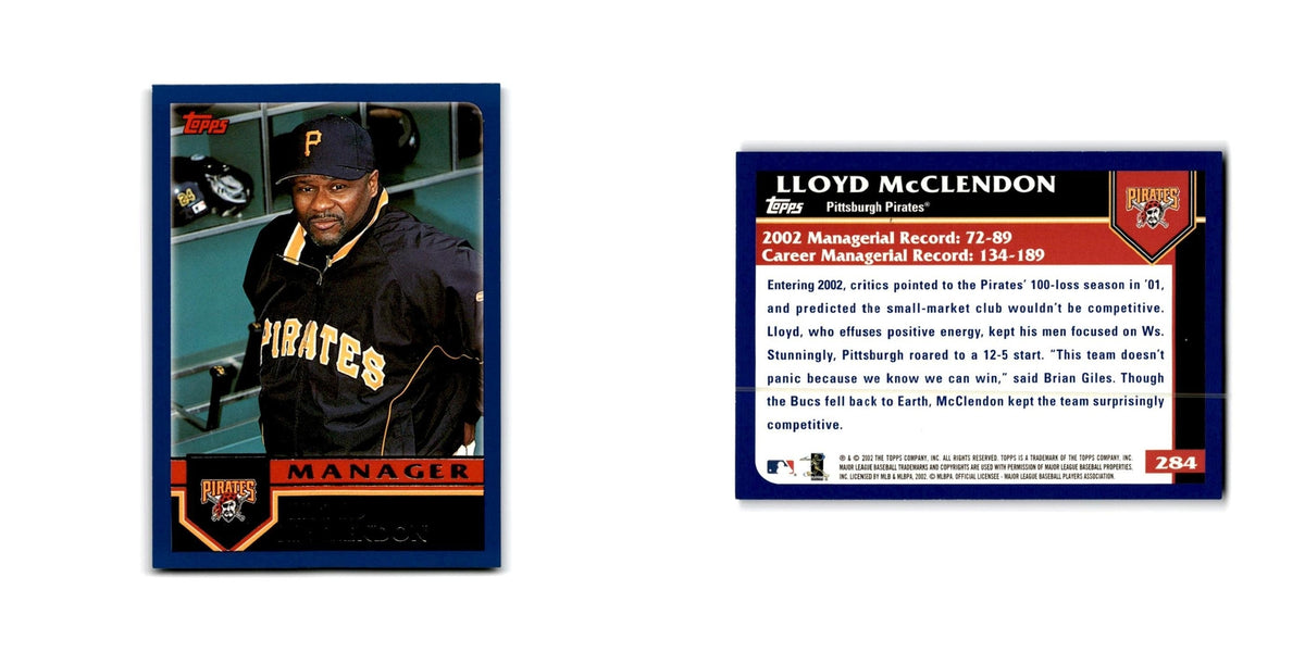 Lloyd Mcclendon 2003 Topps #284 Pittsburgh Pirates Baseball Card NM