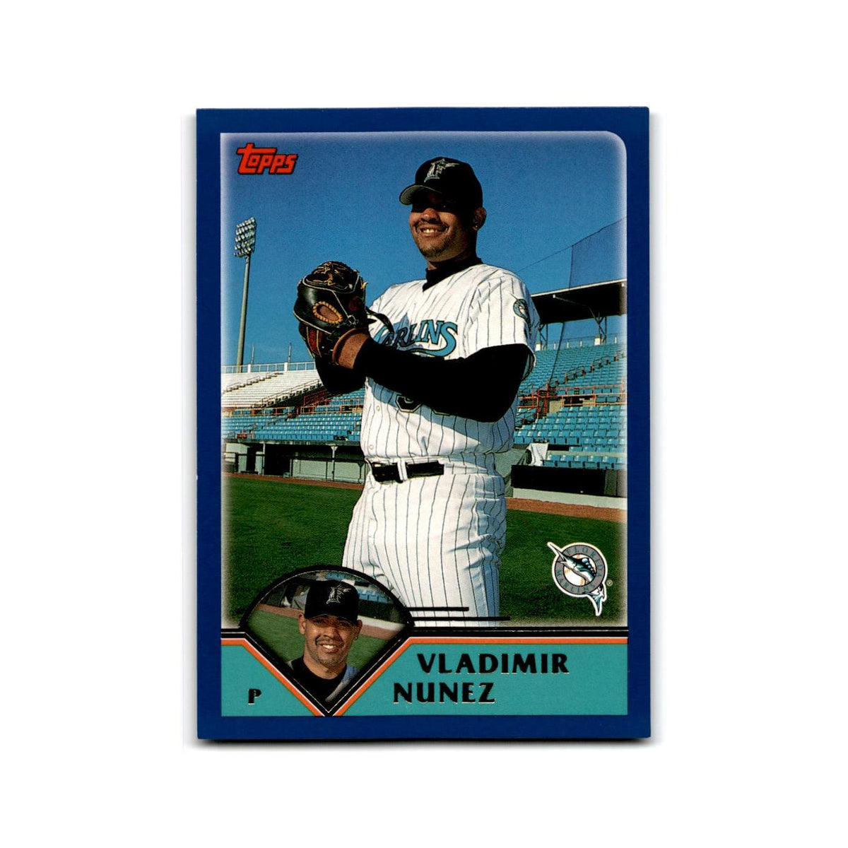 Vladimir Nunez 2003 Topps #142 Florida Marlins Baseball Card NM