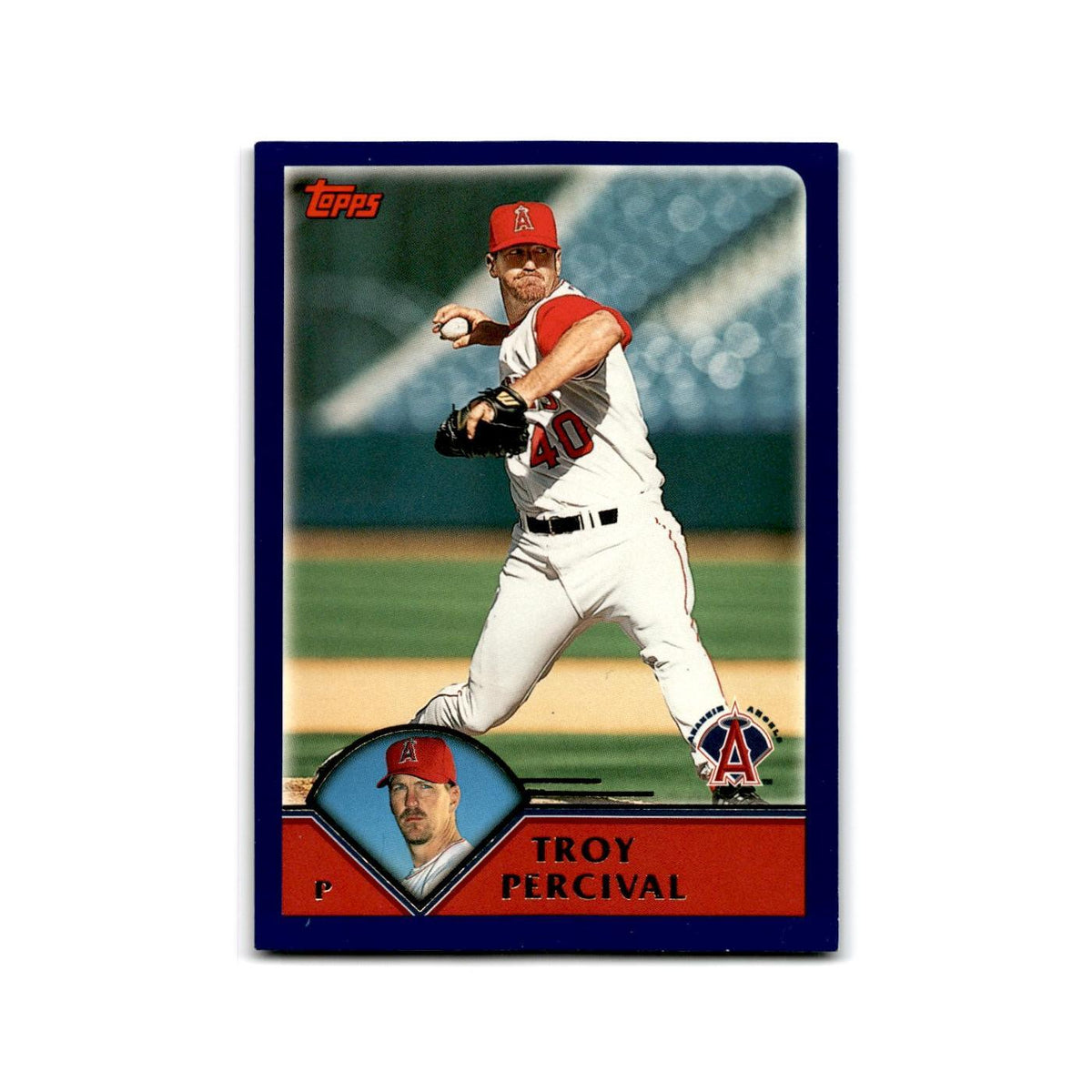 Troy Percival 2003 Topps #166 Anaheim Angels Baseball Card NM