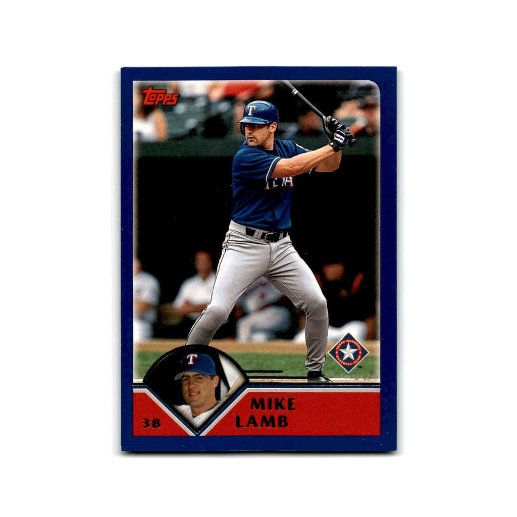Mike Lamb 2003 Topps #245 Texas Rangers Baseball Card NM