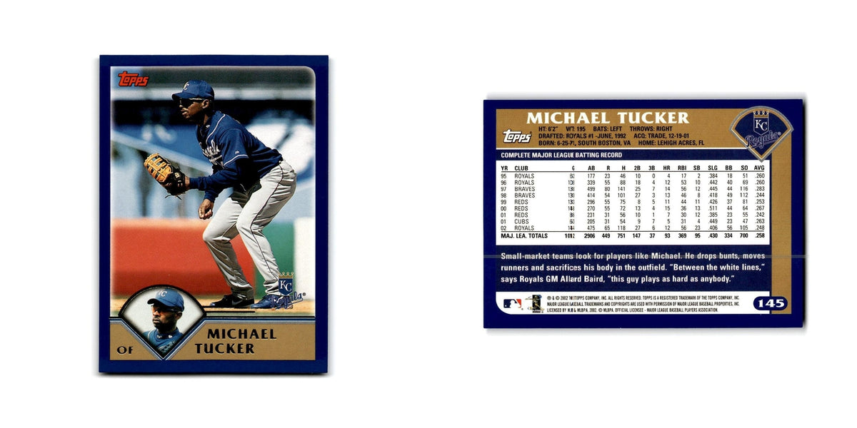 Michael Tucker 2003 Topps #145 Kansas City Royals Baseball Card NM