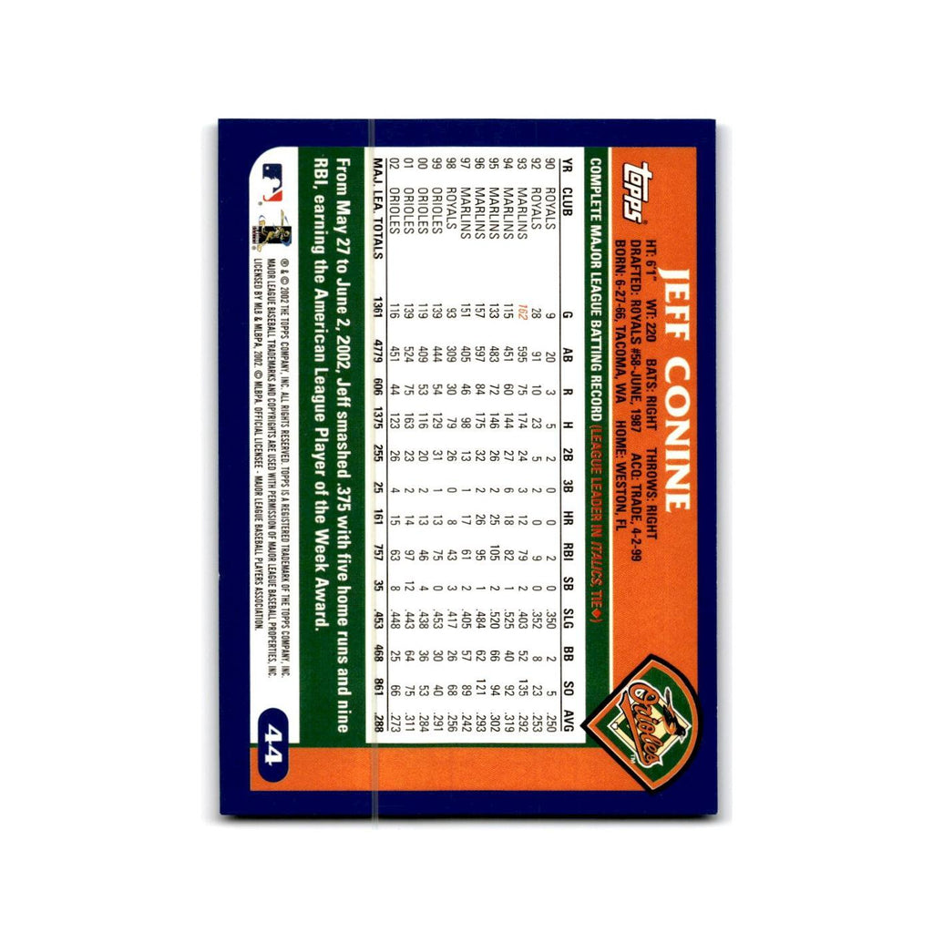 Jeff Conine 2003 Topps #44 Baltimore Orioles Baseball Card NM