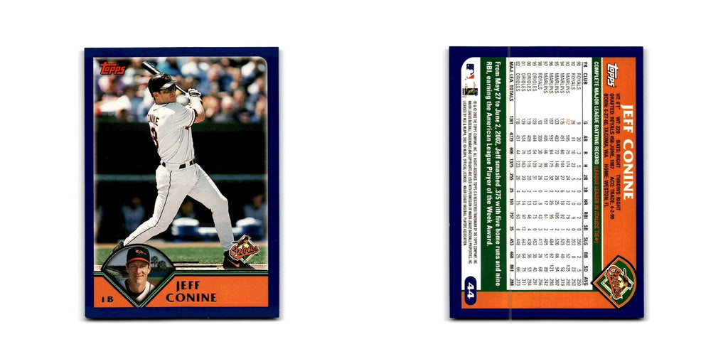 Jeff Conine 2003 Topps #44 Baltimore Orioles Baseball Card NM