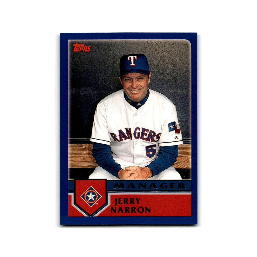 Jerry Narron 2003 Topps #290 Texas Rangers Baseball Card NM