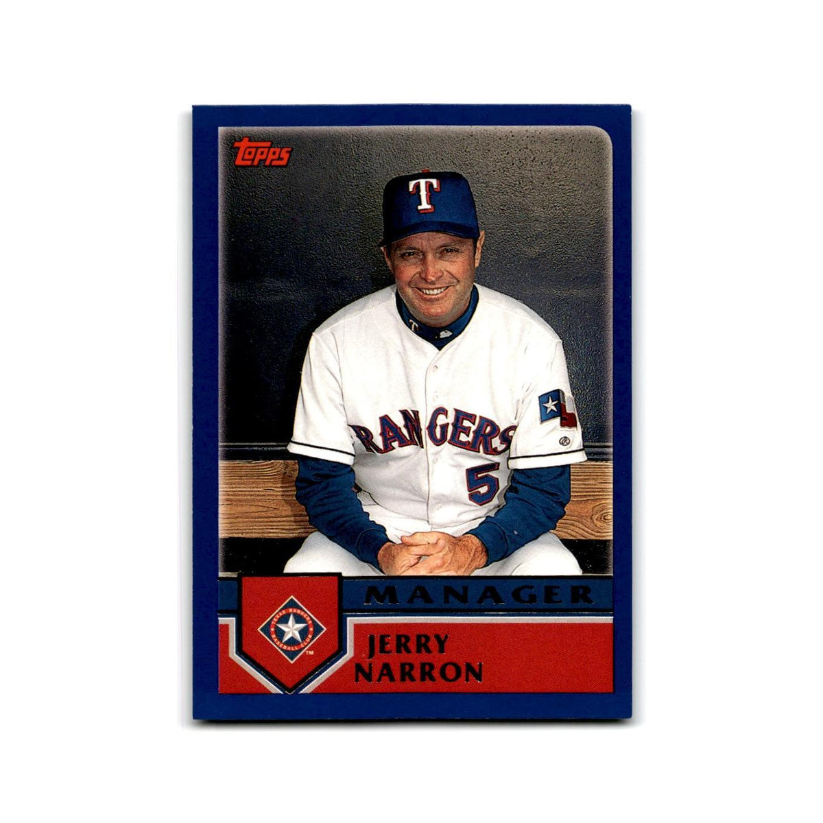 Jerry Narron 2003 Topps #290 Texas Rangers Baseball Card NM