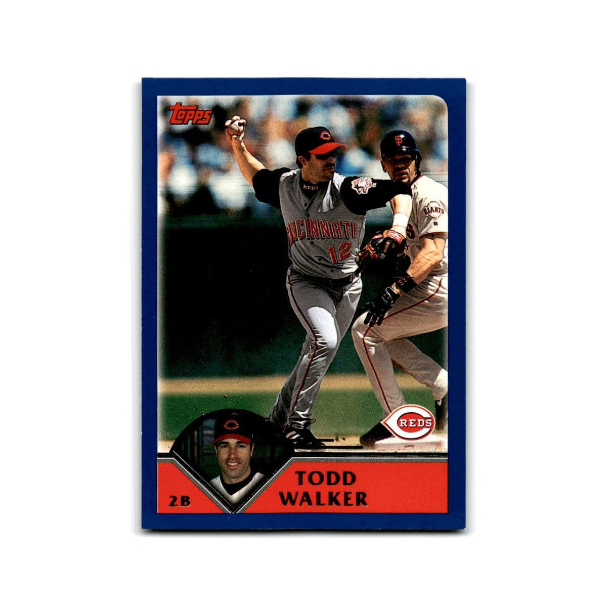 Todd Walker 2003 Topps #289 Cincinnati Reds Baseball Card NM