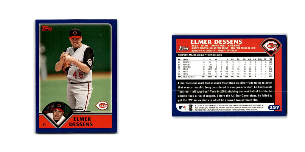 Elmer Dessens 2003 Topps #257 Cincinnati Reds Baseball Card NM