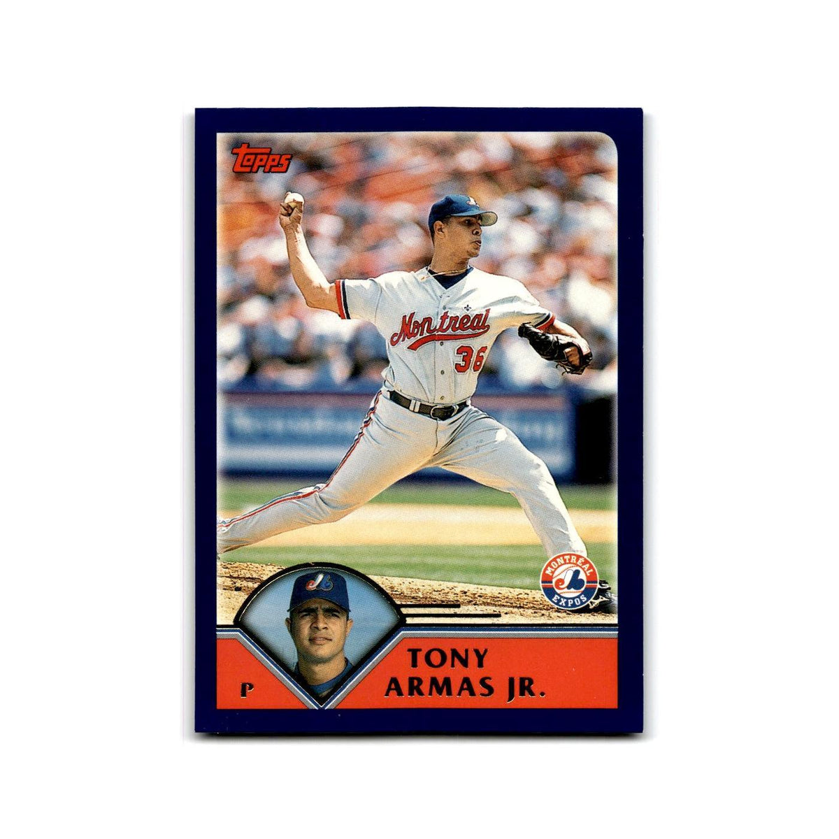 Tony Armas Jr. 2003 Topps #149 Montreal Expos Baseball Card NM