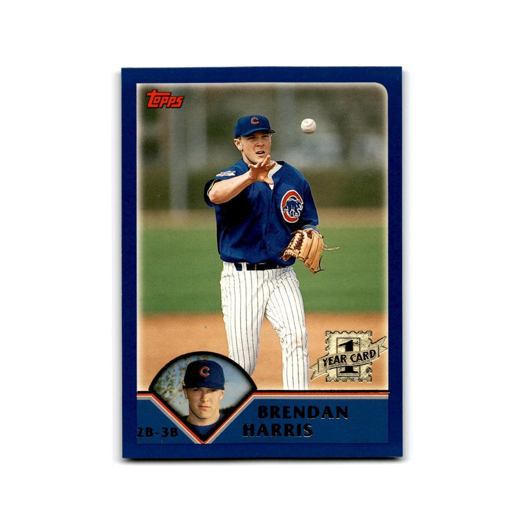 Brendan Harris Rookie 2003 Topps #308 Chicago Cubs Baseball Card NM