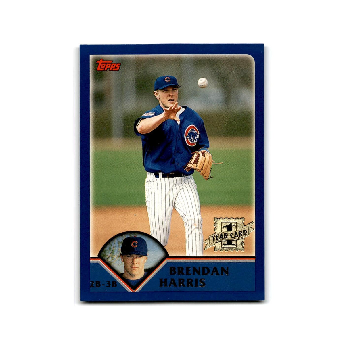 Brendan Harris Rookie 2003 Topps #308 Chicago Cubs Baseball Card NM