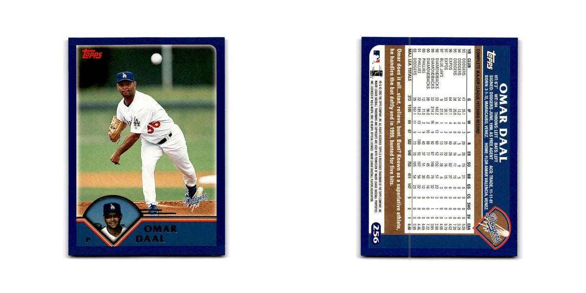 Omar Daal 2003 Topps #256 Los Angeles Dodgers Baseball Card NM