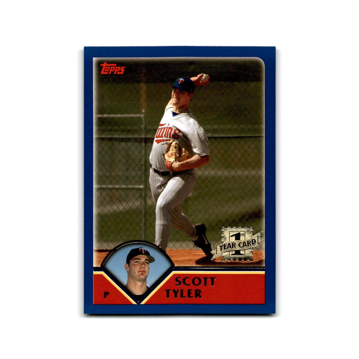 Scott Tyler Rookie 2003 Topps #319 Minnesota Twins Baseball Card NM