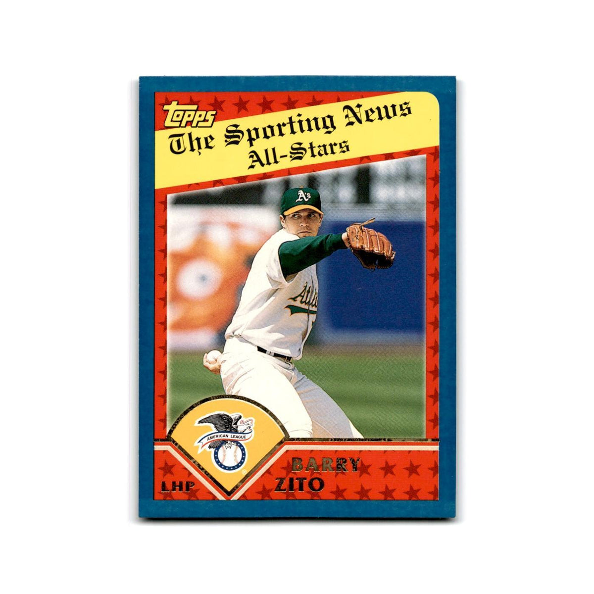 Barry Zito 2003 Topps #365 Oakland Athletics Baseball Card NM