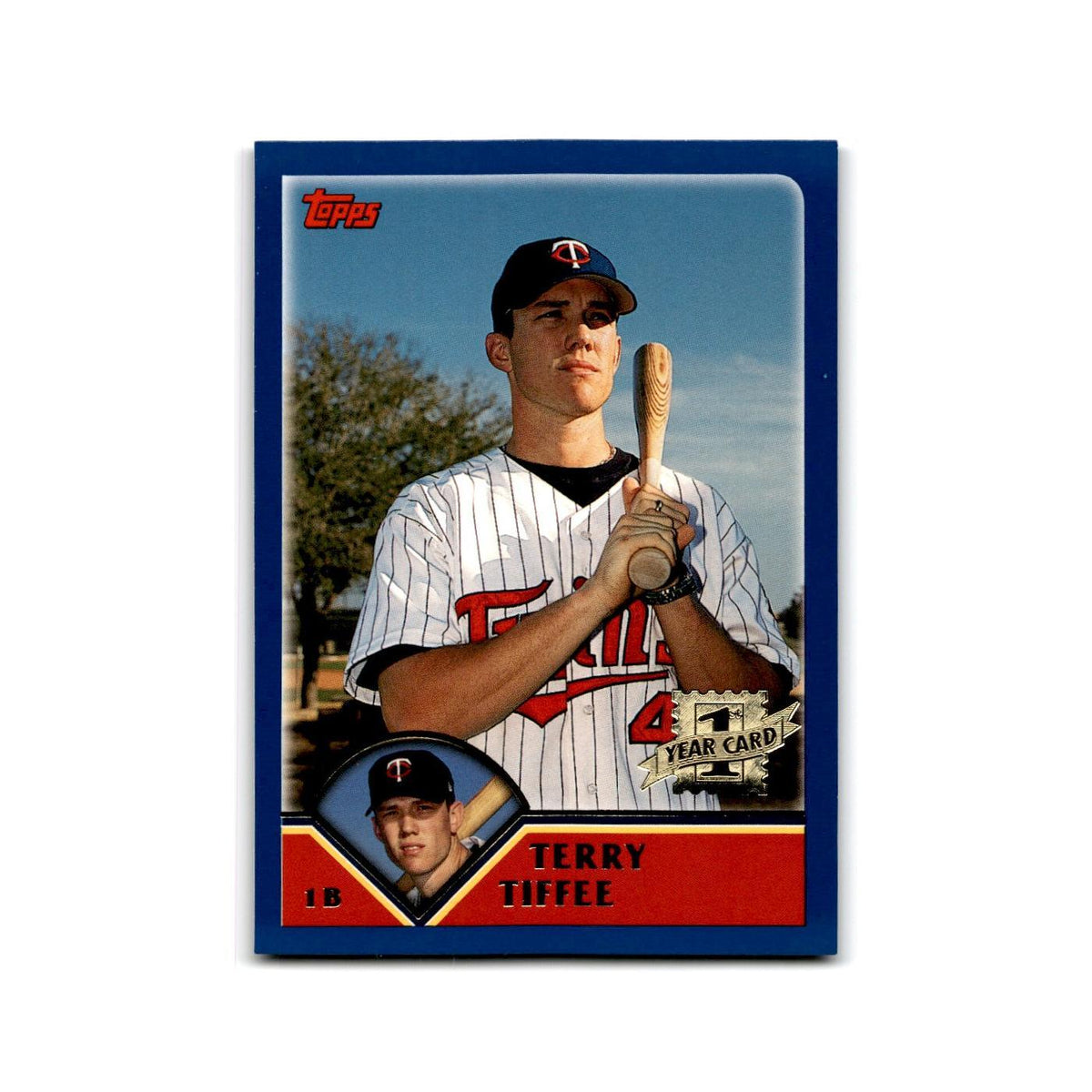 Terry Tiffee Rookie 2003 Topps #310 Minnesota Twins Baseball Card NM