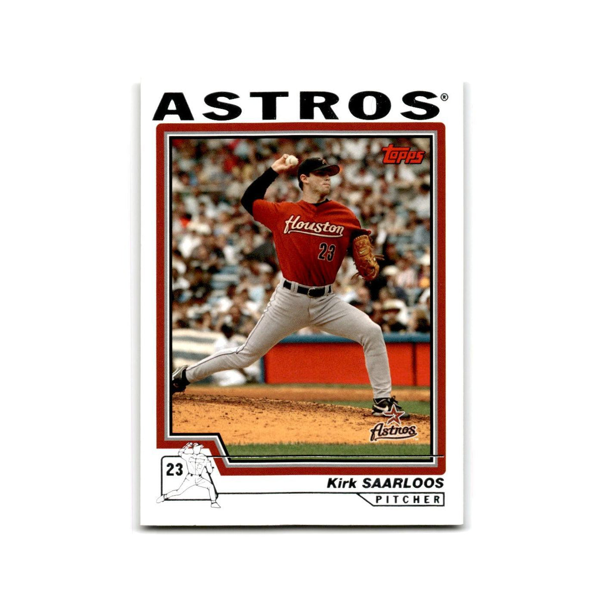 Kirk Saarloos 2004 Topps #515 Houston Astros Baseball Card NM
