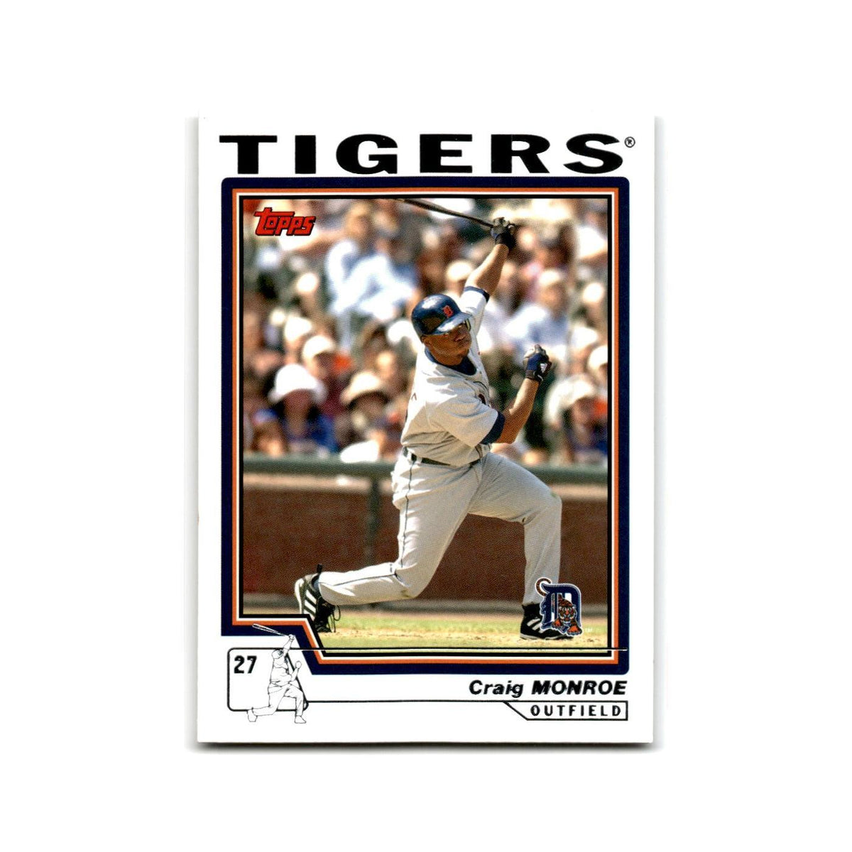 Craig Monroe 2004 Topps #570 Detroit Tigers Baseball Card NM