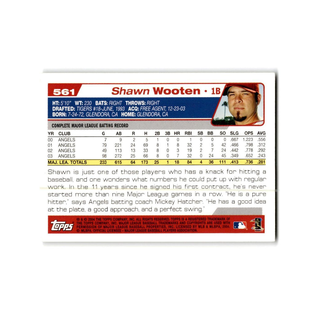Shawn Wooten 2004 Topps #561 Philadelphia Phillies Baseball Card NM