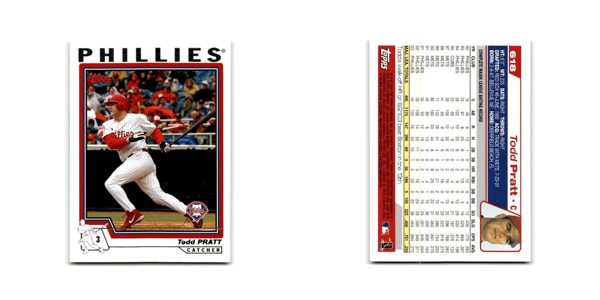 Todd Pratt 2004 Topps #618 Philadelphia Phillies Baseball Card NM