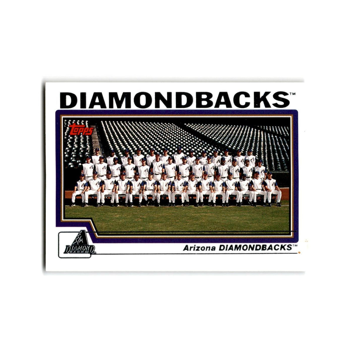Arizona Diamondbacks 2004 Topps #639 Arizona Diamondbacks Baseball Card NM