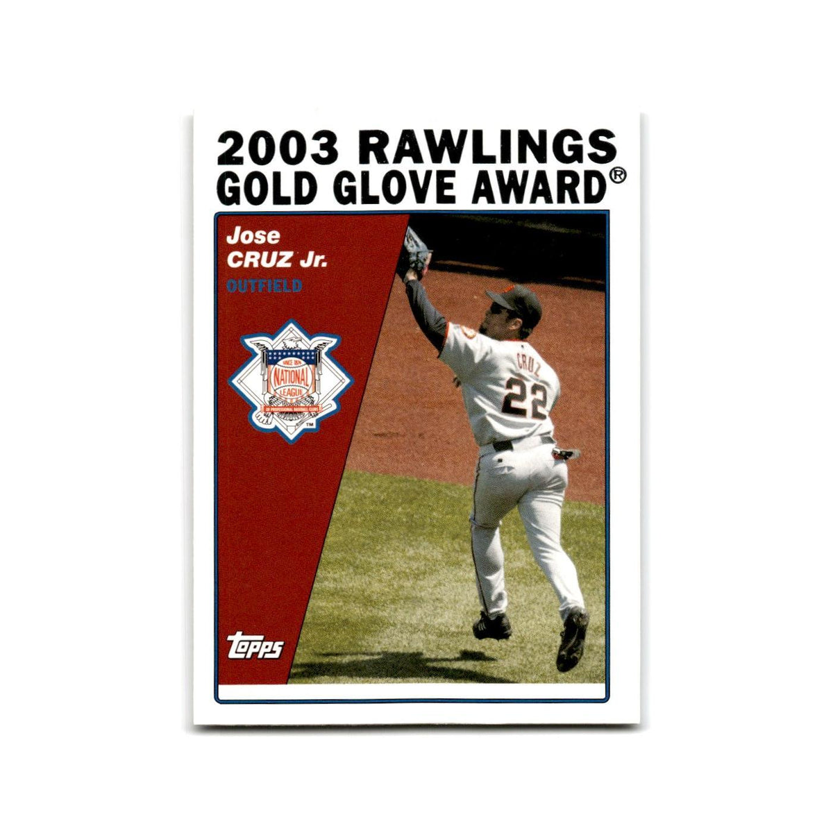 Jose Cruz Jr. 2004 Topps #712 San Francisco Giants Baseball Card NM