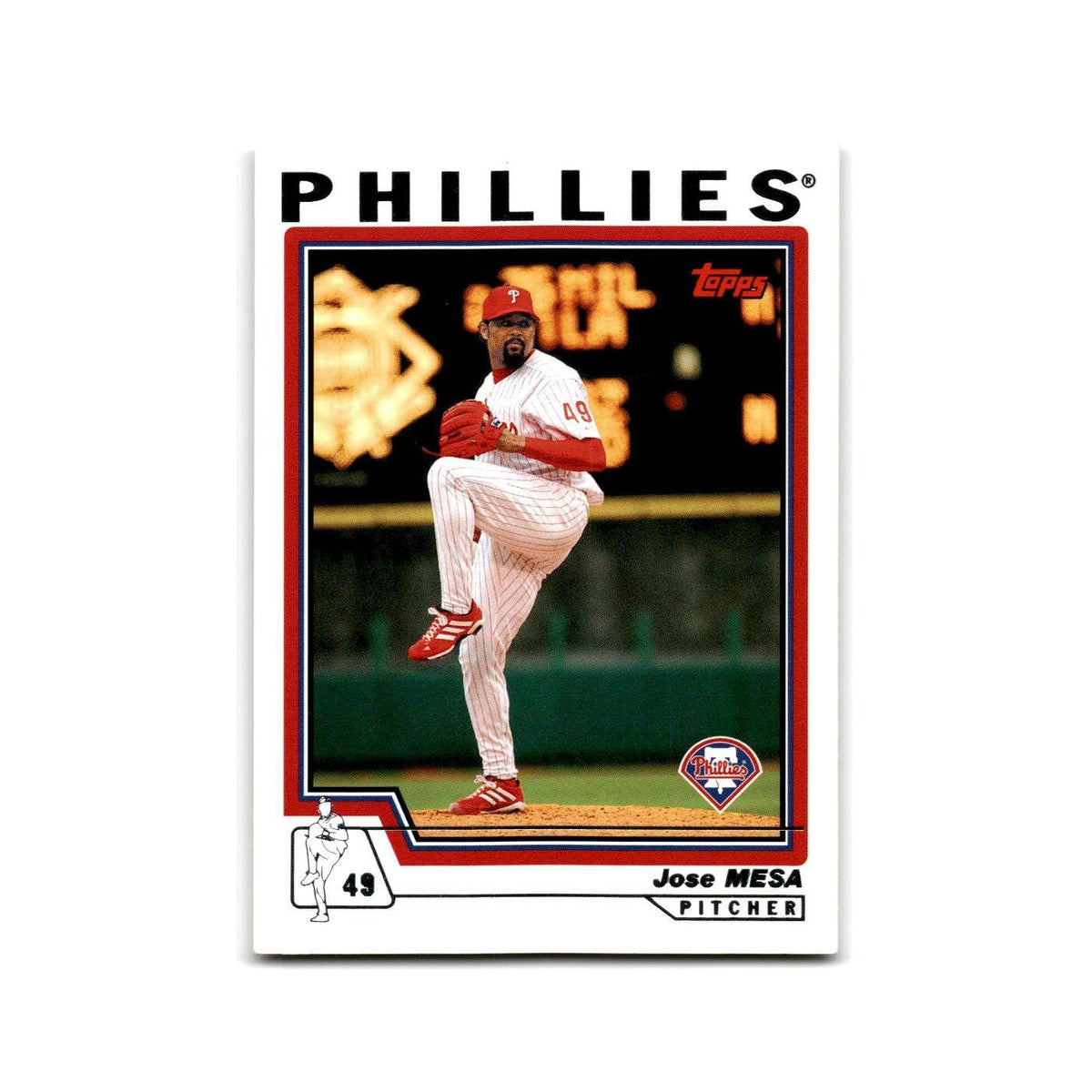 Jose Mesa 2004 Topps #202 Philadelphia Phillies Baseball Card NM