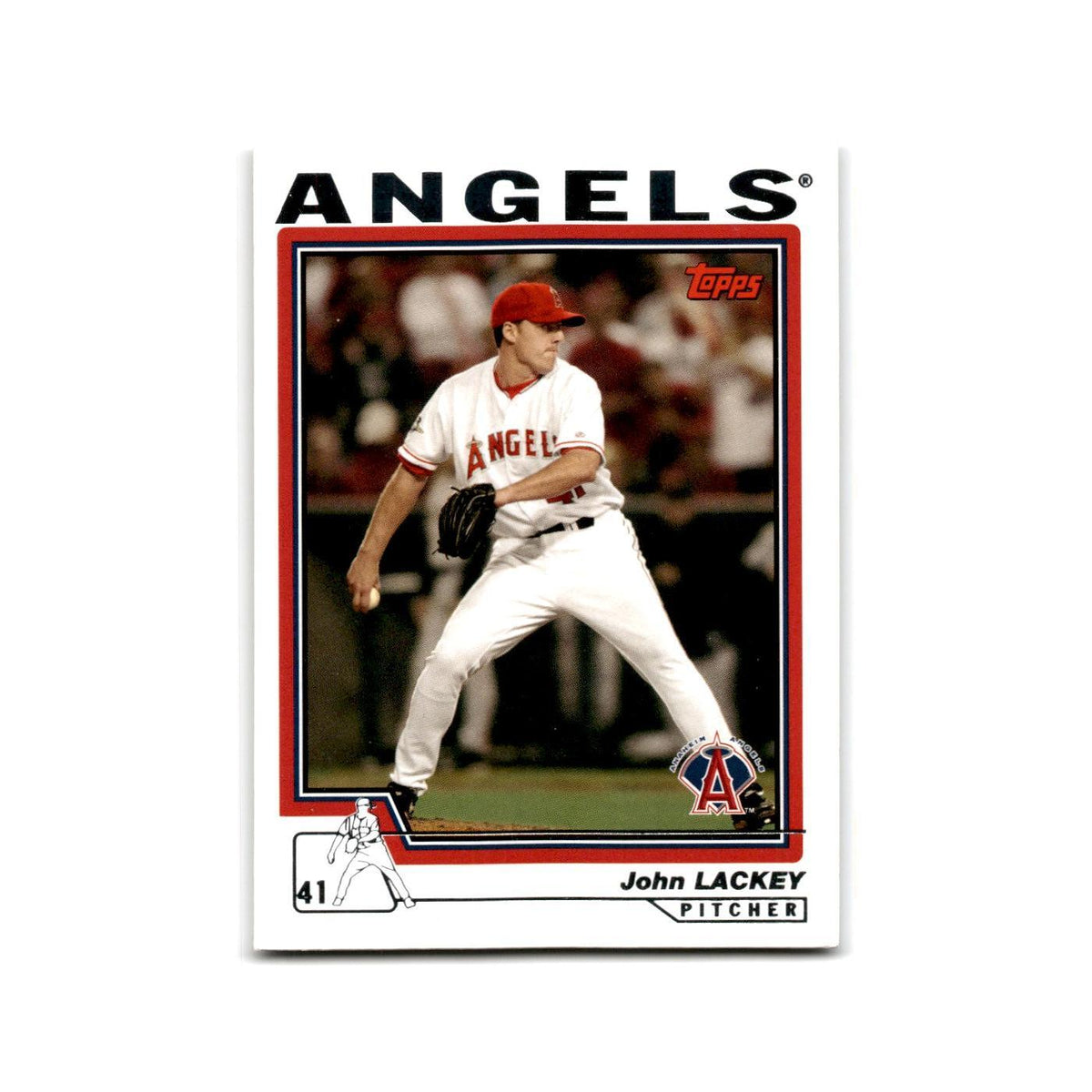 John Lackey 2004 Topps #191 Anaheim Angels Baseball Card NM
